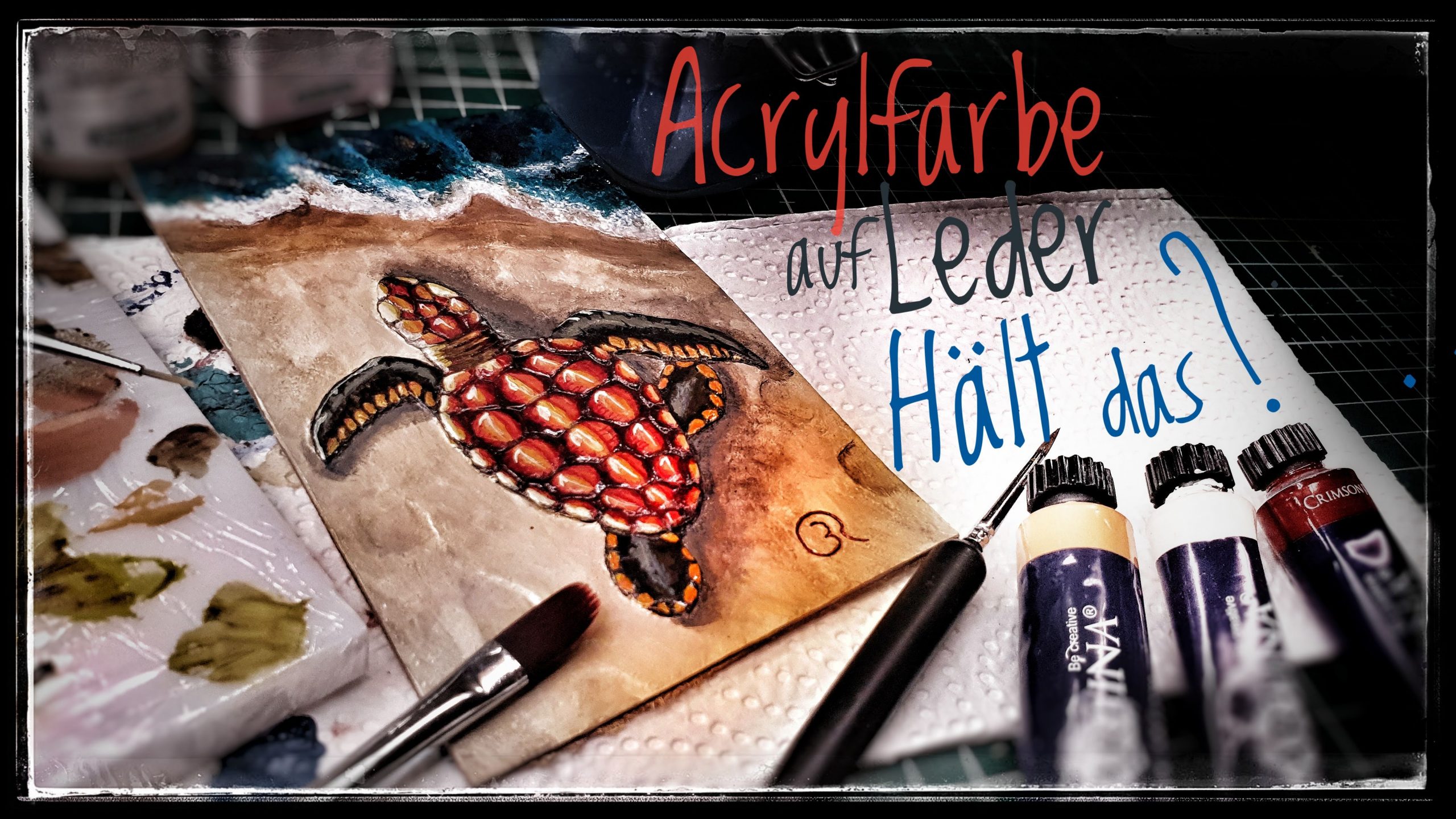 Read more about the article Hält Acrylfarbe auf Leder?